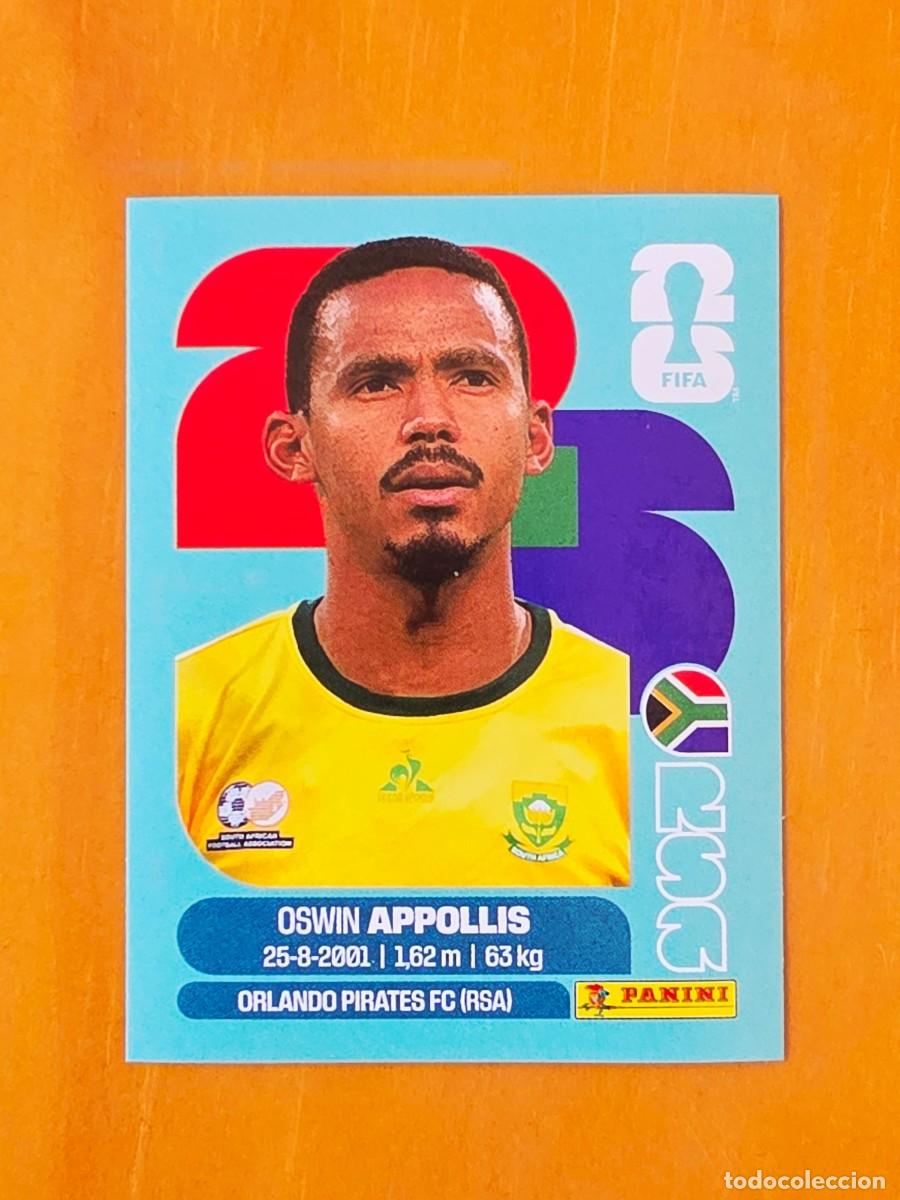 Cromos de f&uacute;tbol: RSA 20 Oswin Appollis, Sud&aacute;frica, Panini FIFA World Cup Mundial 2026 Sticker