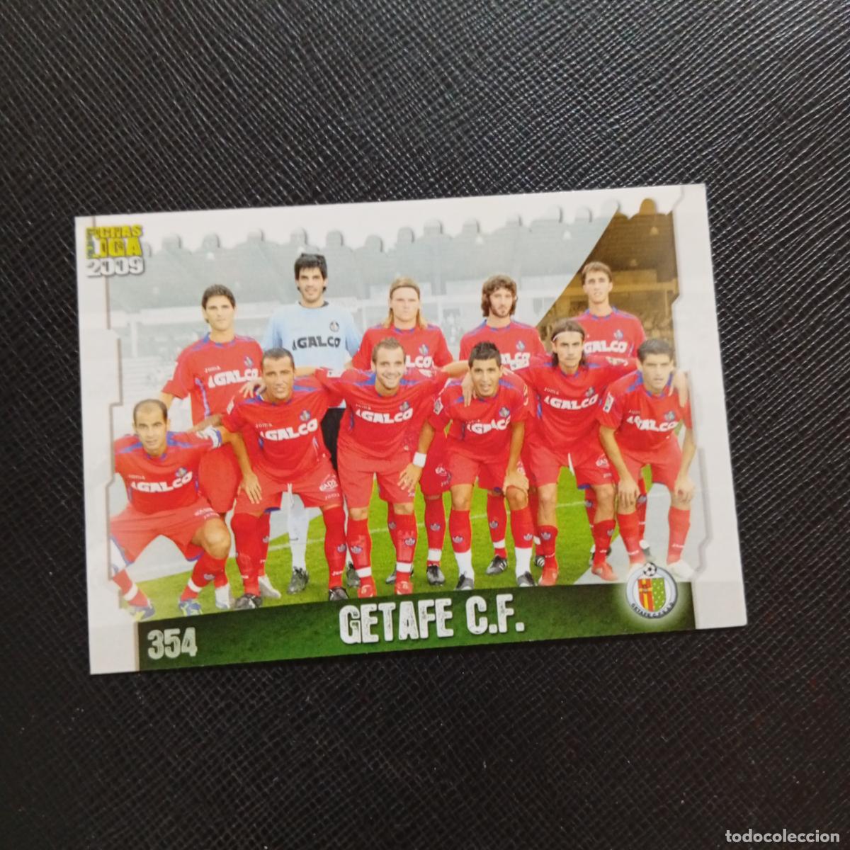 Cromos de f&uacute;tbol: 354 ALINEACION GETAFE MUNDICROMO QUIZ GAME 2008 2009 FUTBOL 08 09 - A211 PG47