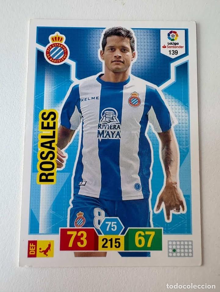 Cromos de f&uacute;tbol: Carta Rosales Espanyol 139 Adrenalyn 2018-19
