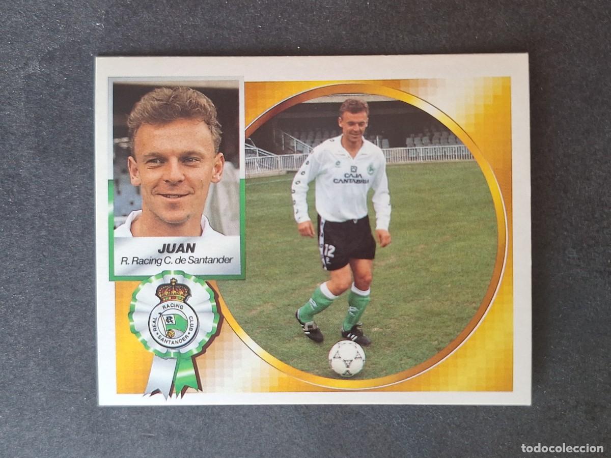 Cromos de f&uacute;tbol: L4 JUAN RACING DE SANTANDER COLOCA LIGA ESTE 1994 1995 94 95 SIN PEGAR NUNCA PEGADO