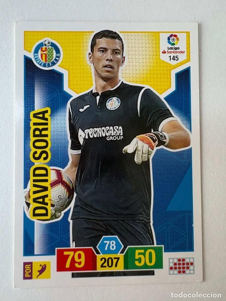 Cromos de f&uacute;tbol: Carta David Soria Getafe 145 Adrenalyn 2018-19