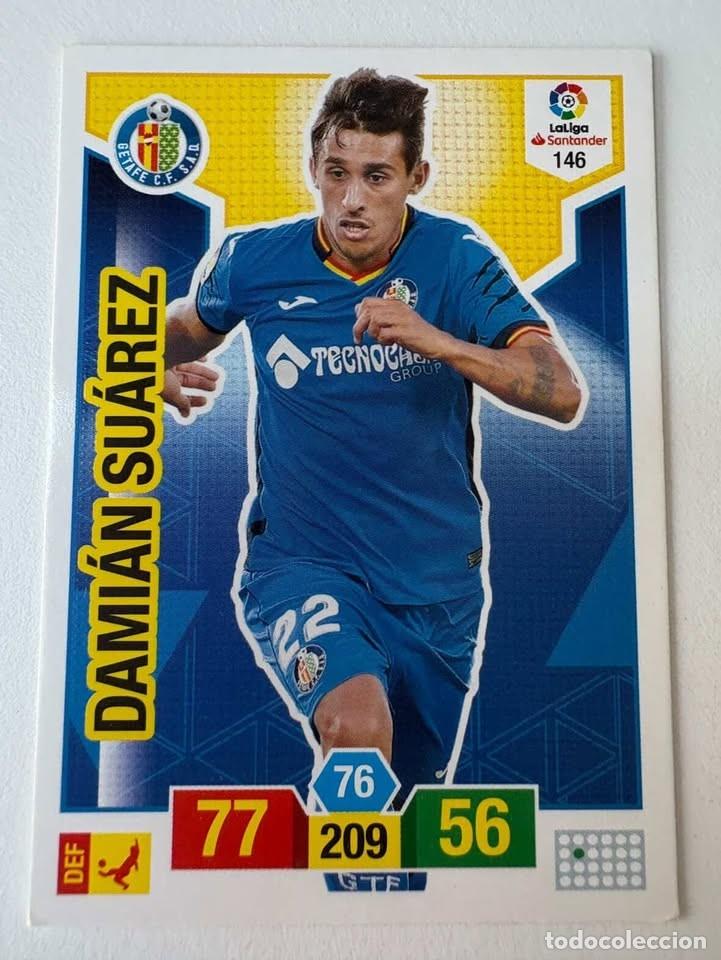 Cromos de f&uacute;tbol: Carta Dami&aacute;n Su&aacute;rez Getafe 146 Adrenalyn 2018-19