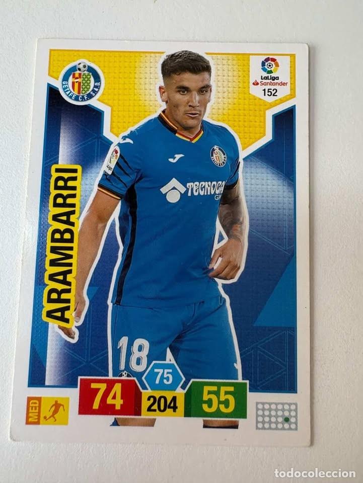 Cromos de f&uacute;tbol: Carta Arambarri Getafe 152 Adrenalyn 2018-19