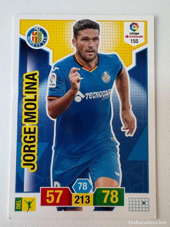 Cromos de f&uacute;tbol: Carta Jorge Molina Getafe 155 Adrenalyn 2018-19