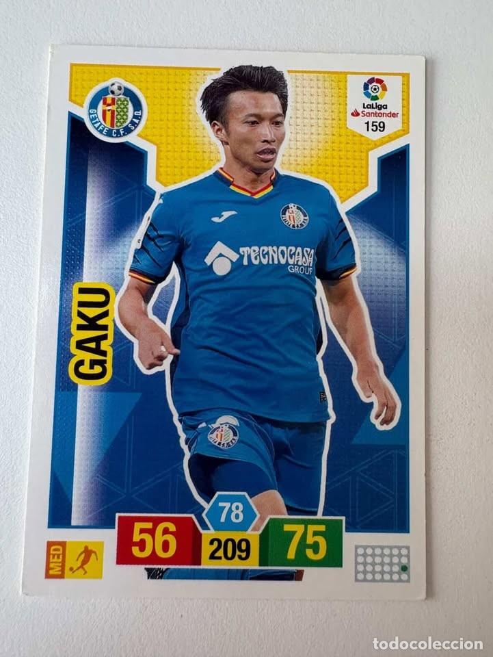 Cromos de f&uacute;tbol: Carta Gaku Getafe 159 Adrenalyn 2018-19