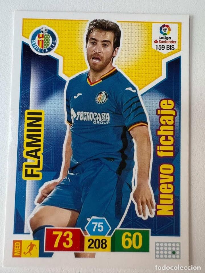 Cromos de f&uacute;tbol: Carta Flamini Nuevo Fichaje Getafe 159bis Adrenalyn 2018-19