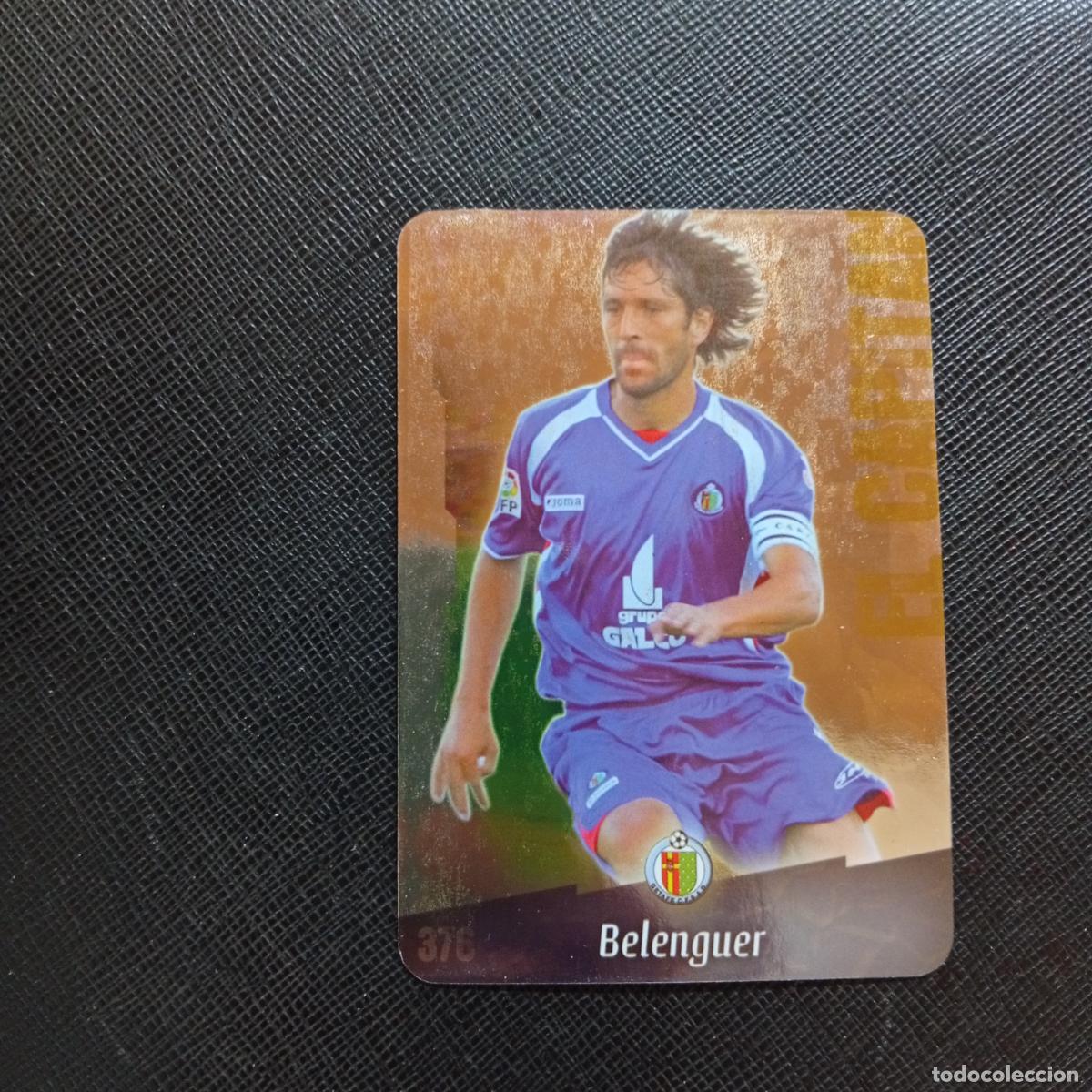 Cromos de f&uacute;tbol: 376 BELENGUER GETAFE MUNDICROMO QUIZ GAME 2008 2009 FUTBOL 08 09 - A211 PG50 PUNTAS REDONDAS