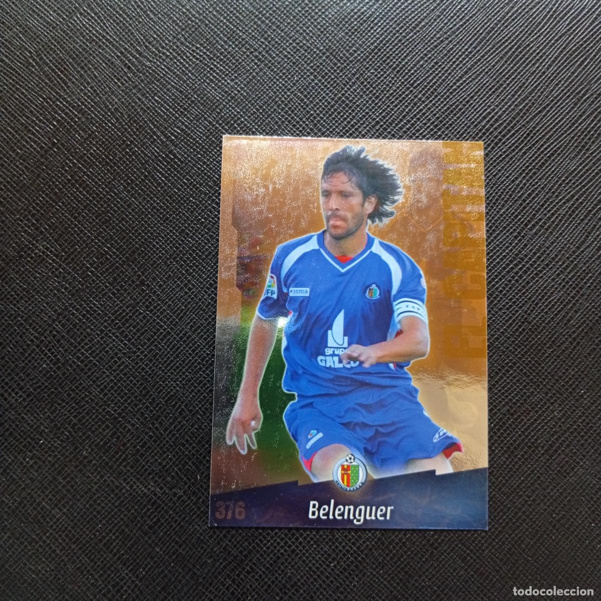 Cromos de f&uacute;tbol: 376 BELENGUER GETAFE MUNDICROMO QUIZ GAME 2008 2009 FUTBOL 08 09 - A211 PG50 PUNTAS RECTAS