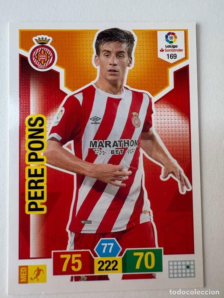 Cromos de f&uacute;tbol: Carta Pere Pons Girona 169 Adrenalyn 2018-19