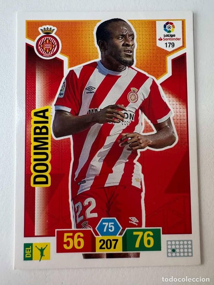 Cromos de f&uacute;tbol: Carta Doumbia Girona 179 Adrenalyn 2018-19