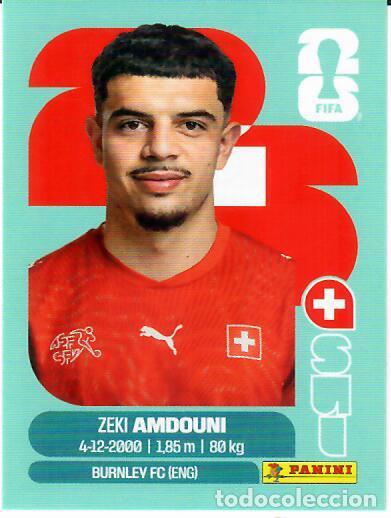 Cromos de f&uacute;tbol: CROMO PANINI MUNDIAL WORLD CUP 2026 - SUI 20 - AMDOUNI - SUIZA