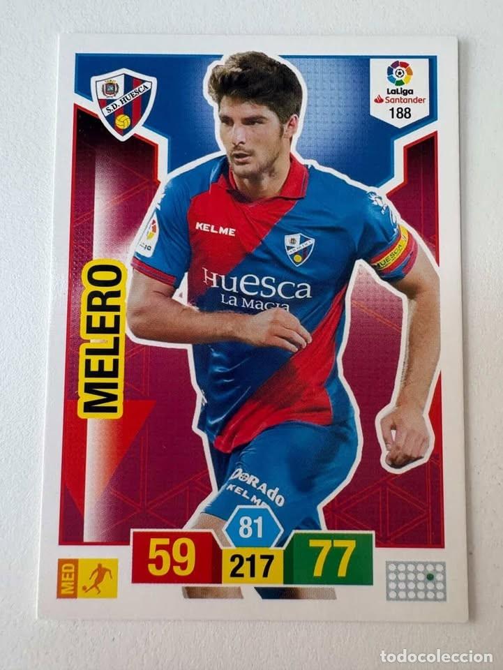 Cromos de f&uacute;tbol: Carta Melero Huesca 188 Adrenalyn 2018-19