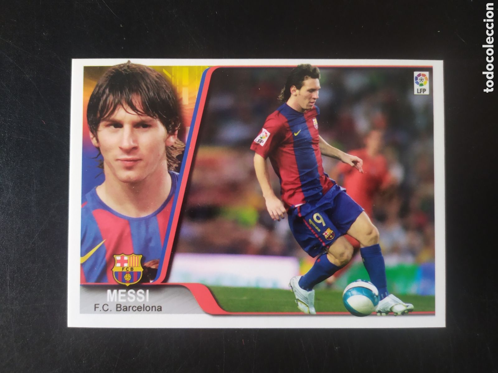 Cromos de f&uacute;tbol: Mundicromo ediciones estadio 2007 2008 07 08 Messi n&deg; 33 Barcelona