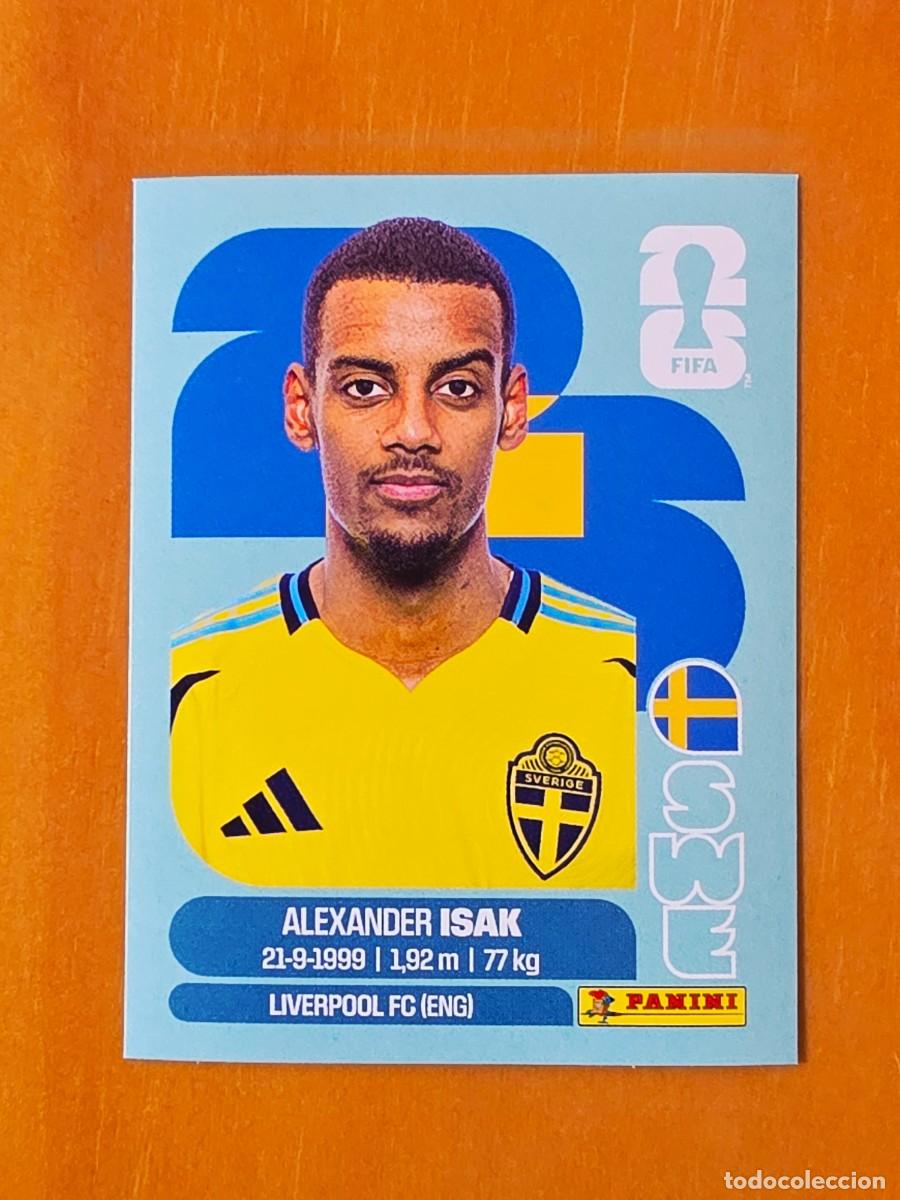 Cromos de f&uacute;tbol: SWE 19 Alexander Isak, Suecia, Panini FIFA World Cup Mundial 2026 Sticker