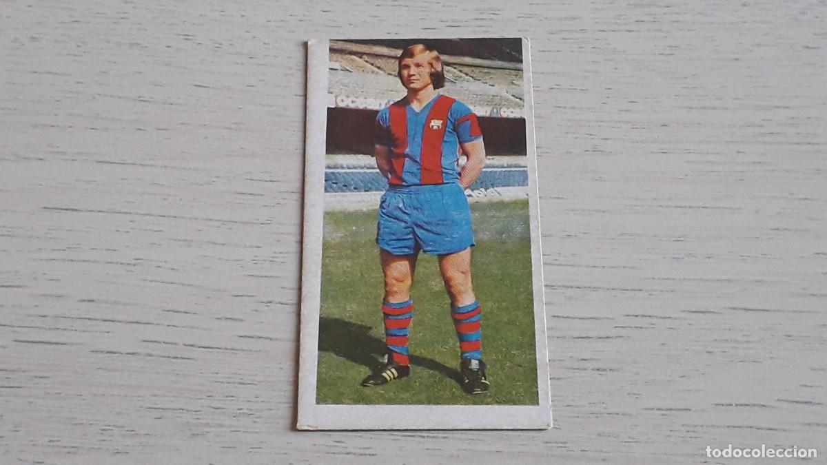 Cromos de f&uacute;tbol: Rusky FC Barcelona Bar&ccedil;a, Album Liga F&uacute;tbol Este 75 76, 1975 1976. Sin pegar