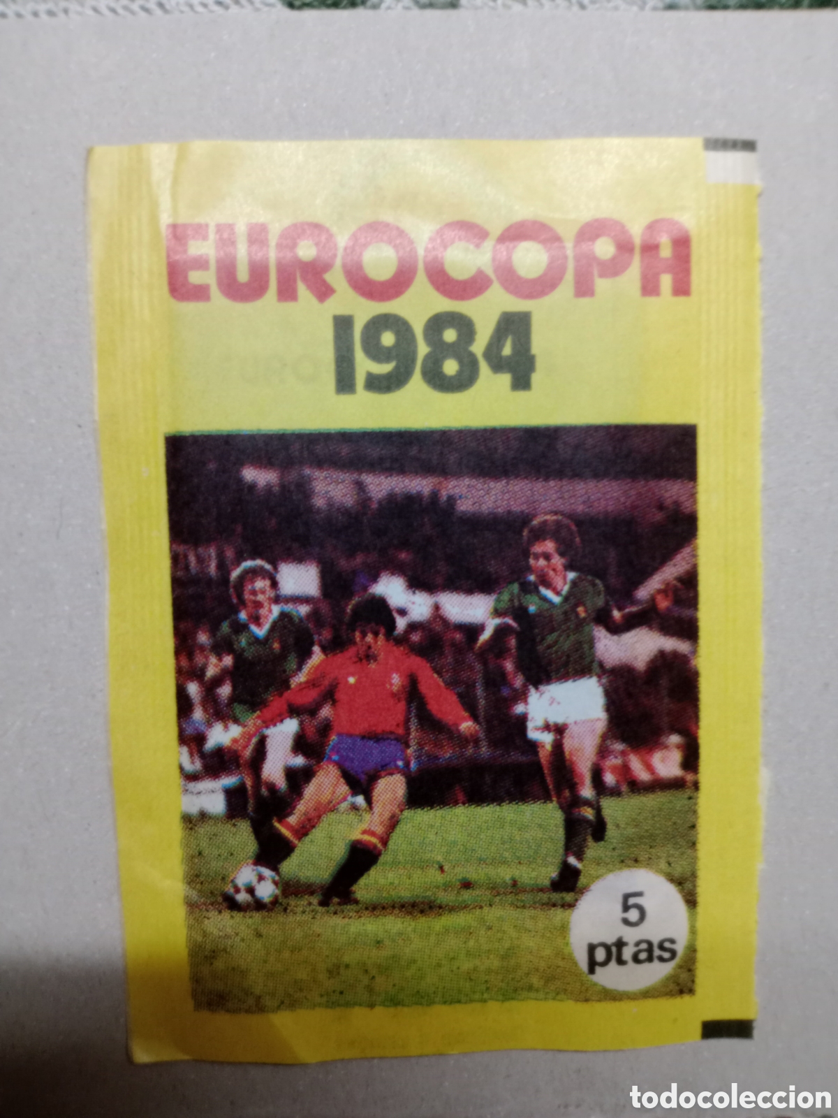 Fu&szlig;ball-Sticker: SOBRE DE CROMOS SIN ABRIR EUROCOPA 84 FANS