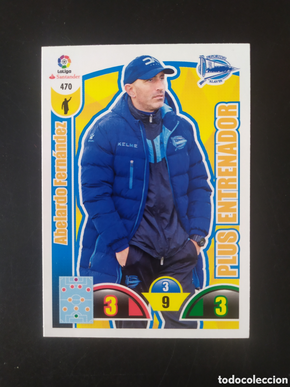 Cromos de f&uacute;tbol: Adrenalyn 2017 2018 17 18 panini Abelardo plus entrenador n&ordm; 470 Alav&eacute;s