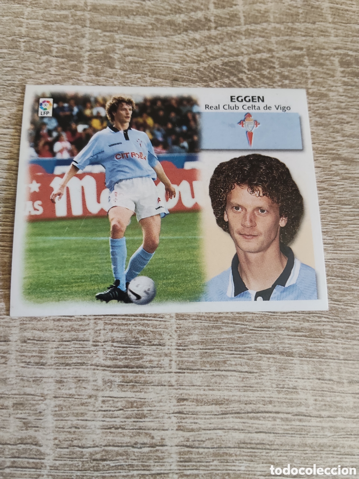Cromos de f&uacute;tbol: Eggen baja Celta de Vigo liga 1999 2000 99 00 nuevo