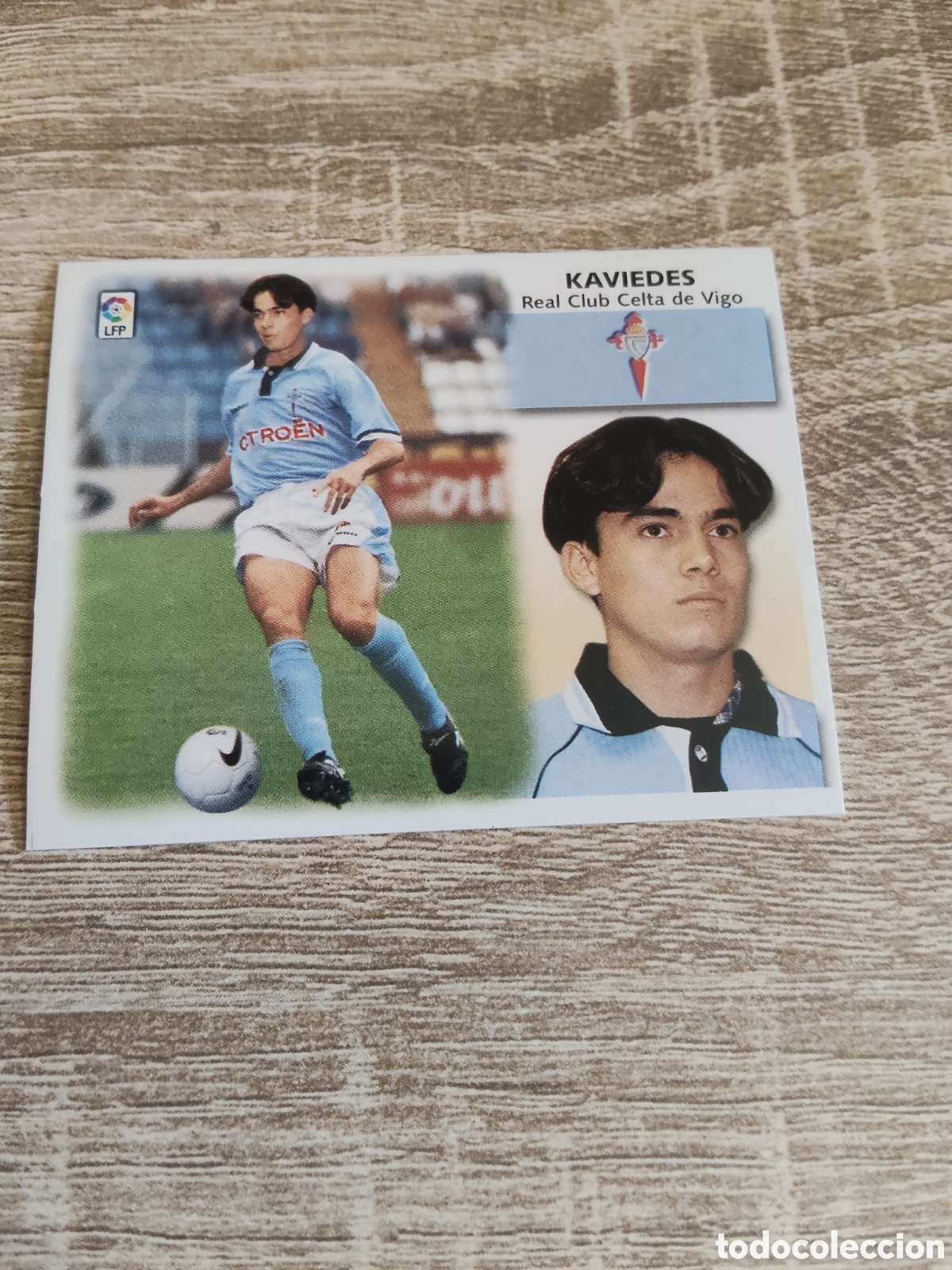 Cromos de f&uacute;tbol: Kaviedes coloca Celta de Vigo liga 1999 2000 99 00 ediciones este nuevo