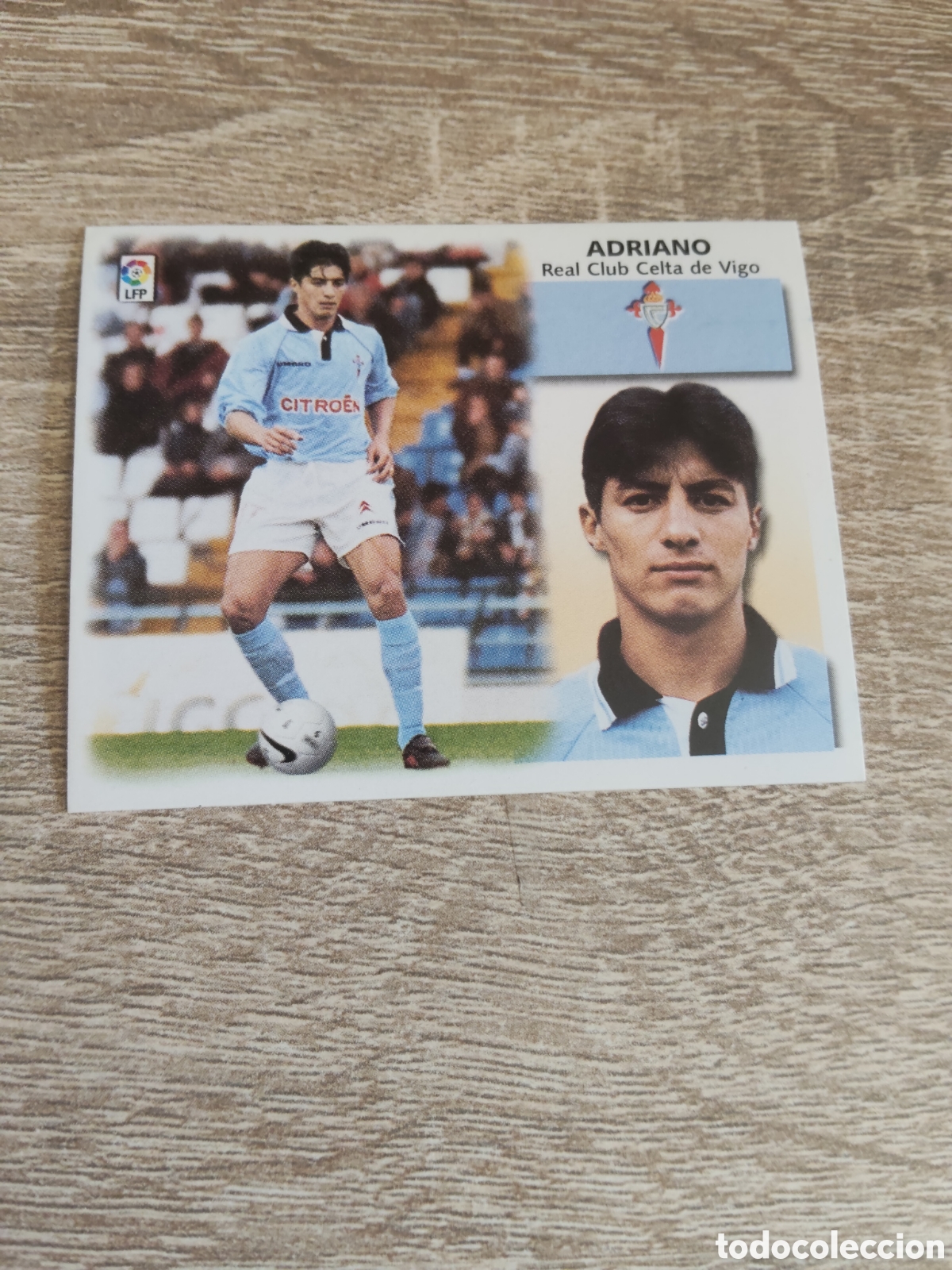 Cromos de f&uacute;tbol: Adriano coloca Celta de Vigo liga 1999 2000 99 00 ediciones este nuevo