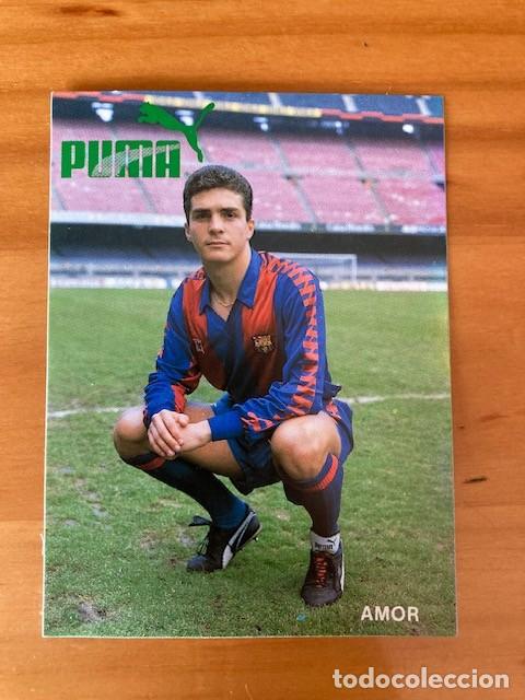 Cromos de f&uacute;tbol: PEGATINA PUMA GUILLERMO AMOR FC BARCELONA