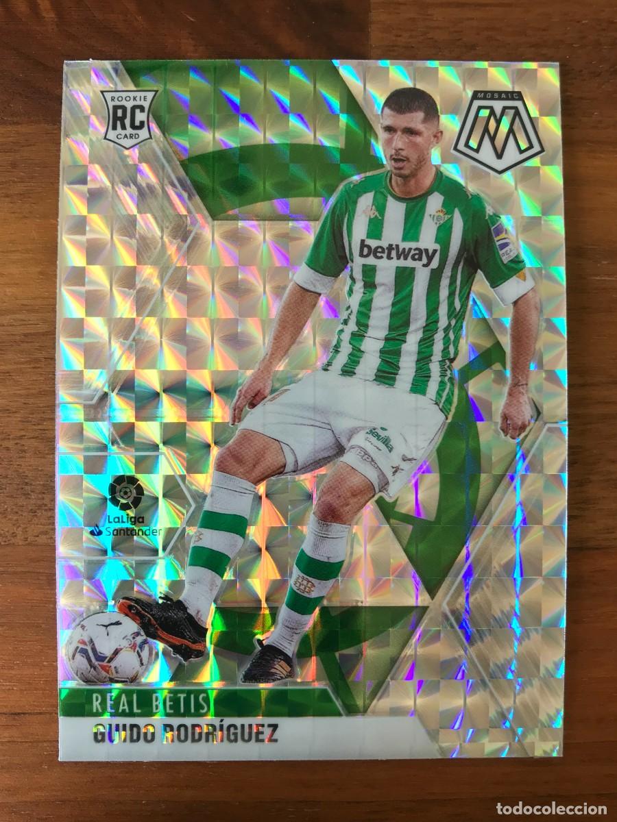 Cromos de f&uacute;tbol: GUIDO RODRIGUEZ - REAL BETIS - ROOKIE CARD MOSAIC PRIZM - PANINI MOSAIC LA LIGA 2020 2021 20 21