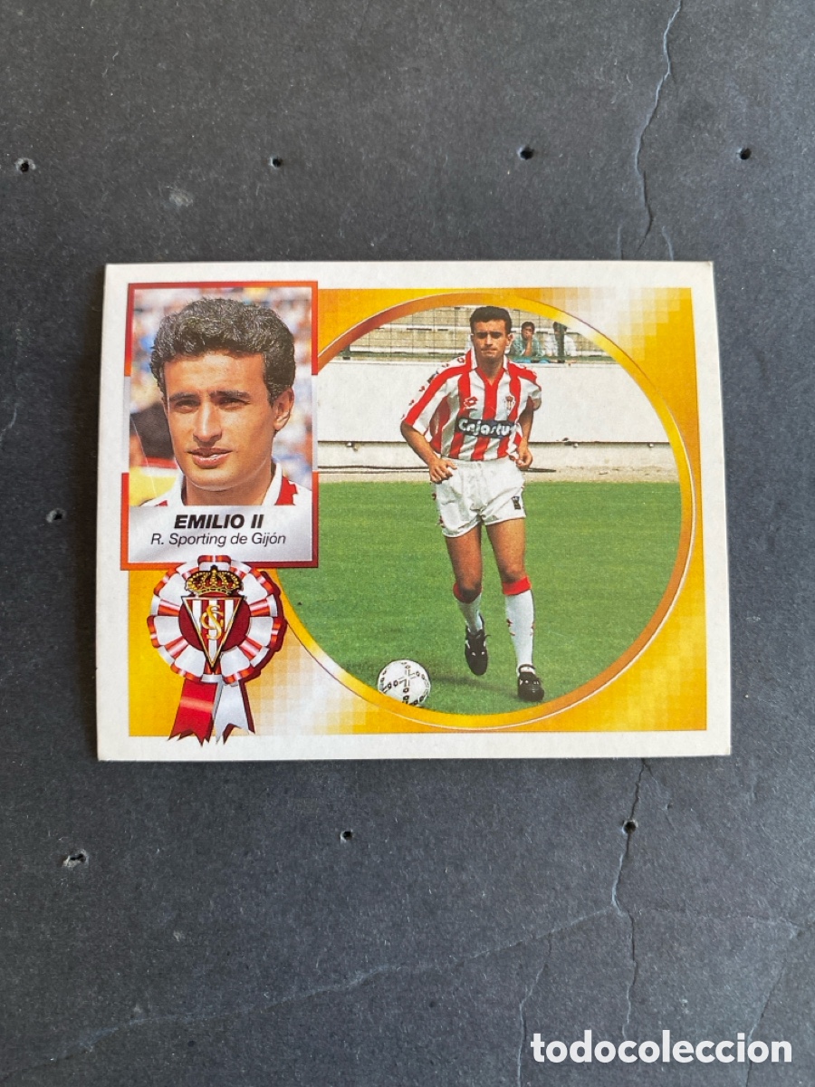 Cromos de f&uacute;tbol: Cromo liga 94/95 R Sporting de Gij&oacute;n nunca pegado