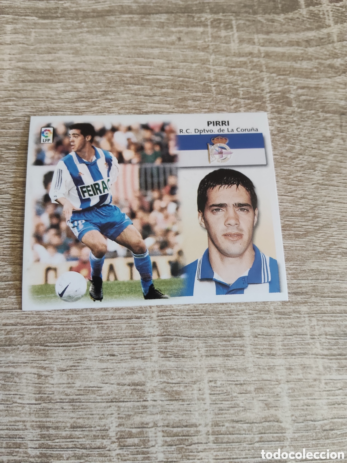 Cromos de f&uacute;tbol: Pirri coloca Deportivo de la Coru&ntilde;a liga 1999 2000 99 00 ediciones este nuevo