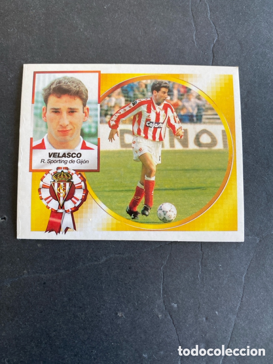Cromos de f&uacute;tbol: Cromo liga 94/95 R Sporting de Gij&oacute;n nunca pegado