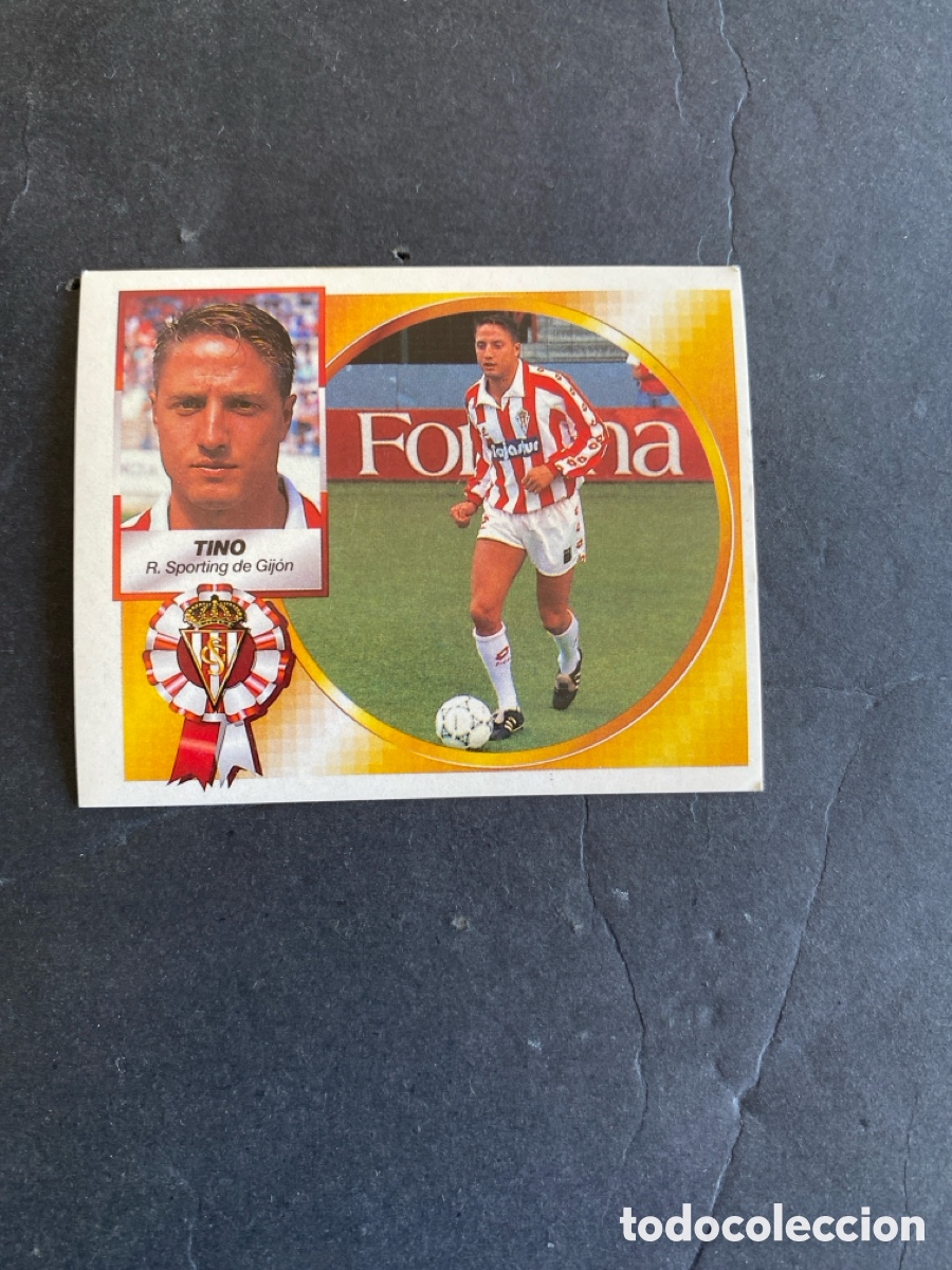 Cromos de f&uacute;tbol: Cromo liga 94/95 R Sporting de Gij&oacute;n nunca pegado