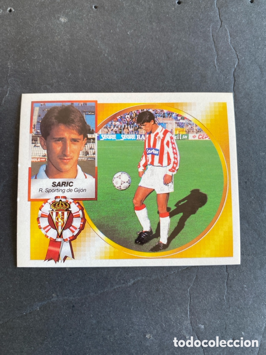 Cromos de Futebol: Cromo liga 94/95 R Sporting de Gij&oacute;n nunca pegado