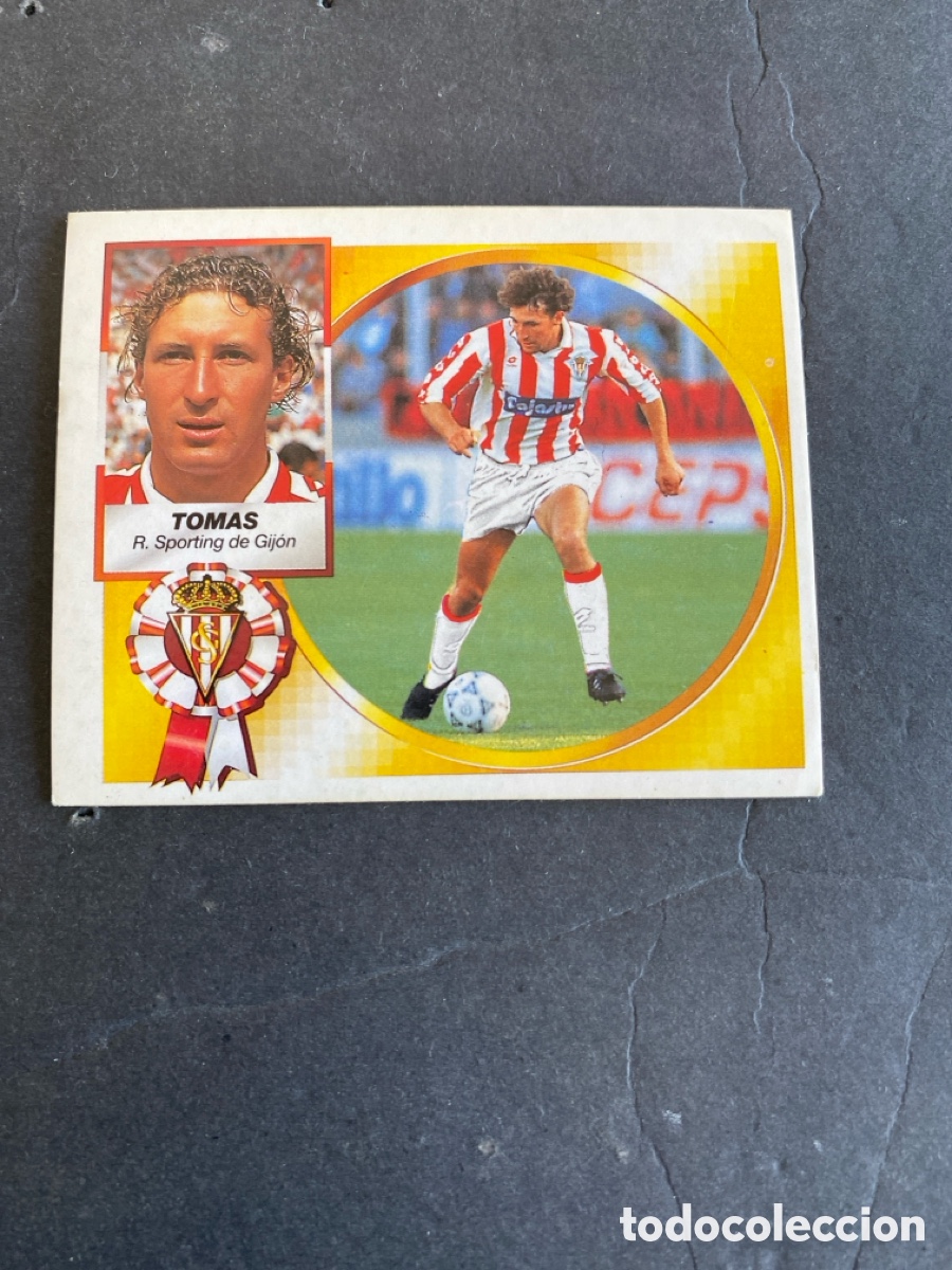 Cromos de Futebol: Cromo liga 94/95 R Sporting de Gij&oacute;n nunca pegado
