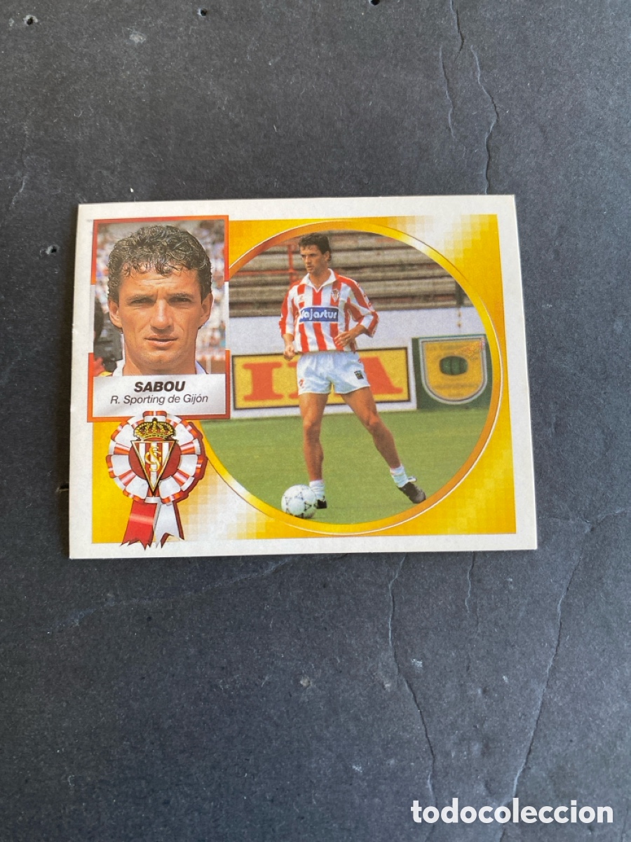 Cromos de f&uacute;tbol: Cromo liga 94/95 R Sporting de Gij&oacute;n nunca pegado