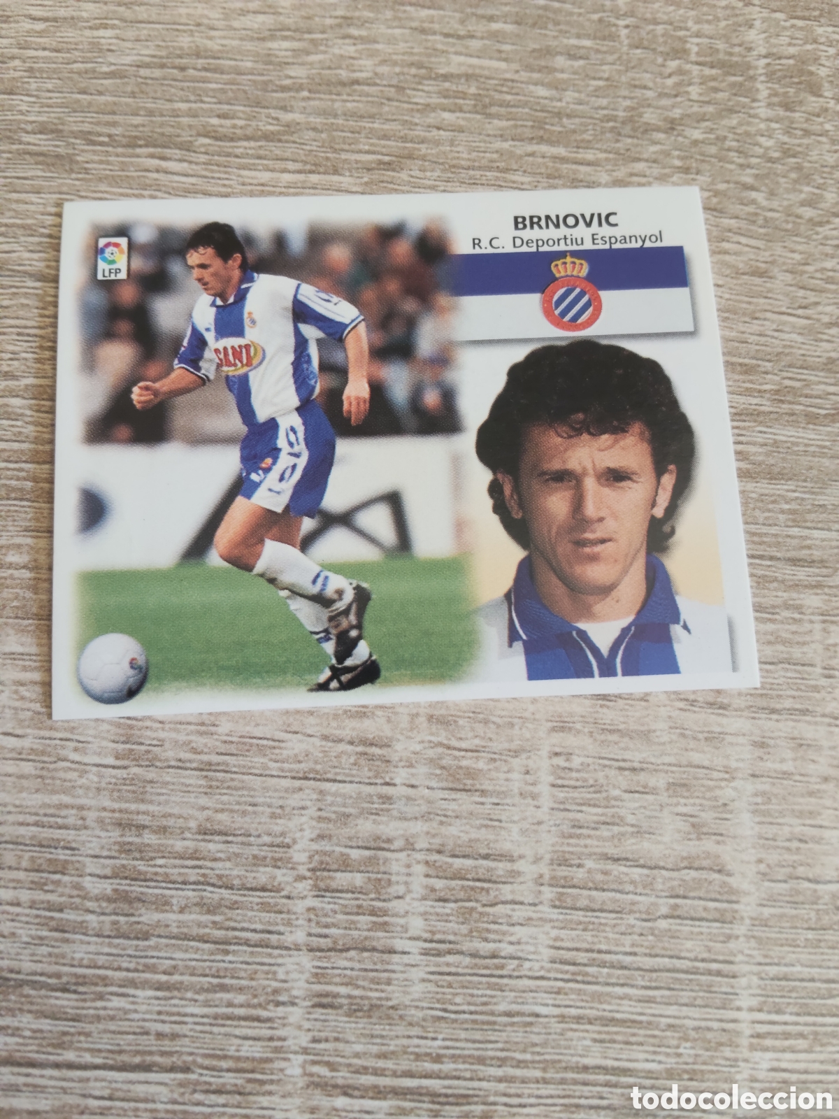 Cromos de f&uacute;tbol: Brnovic baja Espanyol liga 1999 2000 99 00 ediciones este nuevo