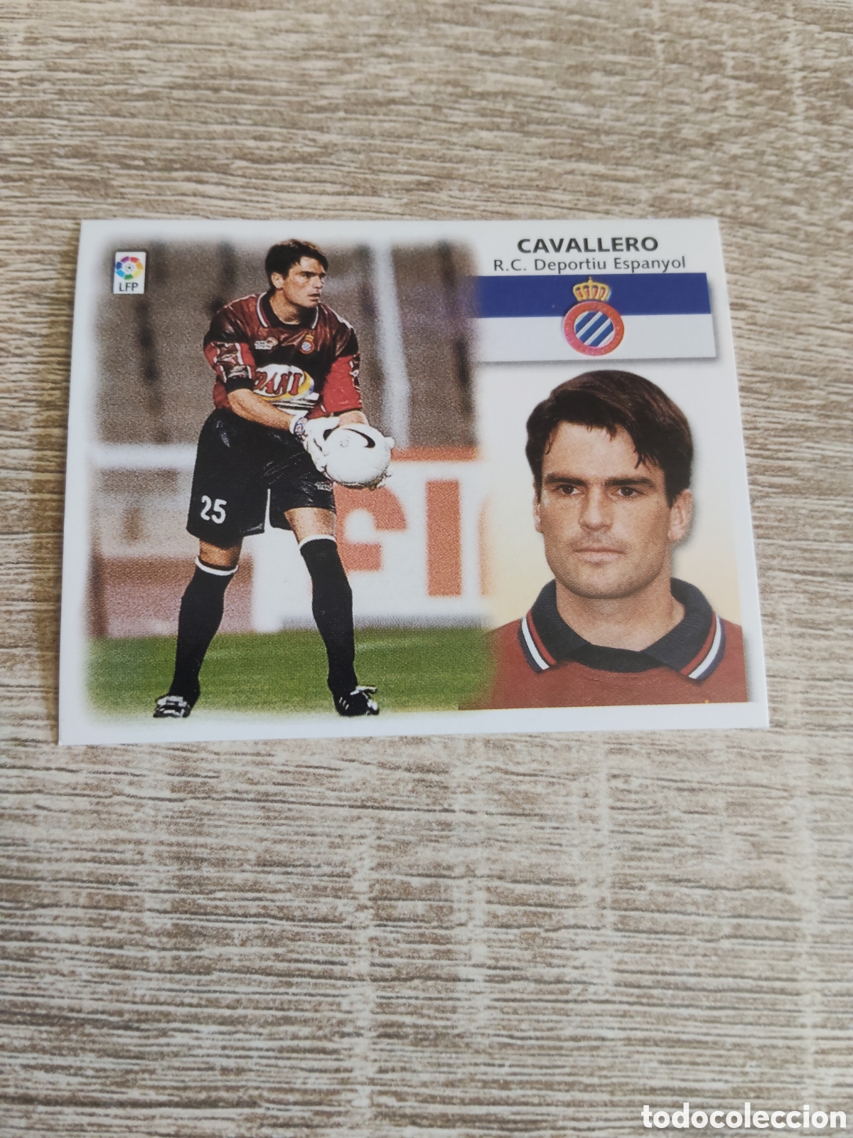Cromos de f&uacute;tbol: Cavallero coloca Espanyol liga 1999 2000 99 00 ediciones este nuevo