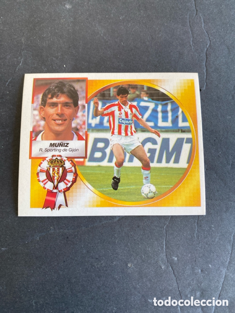 Cromos de f&uacute;tbol: Cromo liga 94/95 R Sporting de Gij&oacute;n nunca pegado