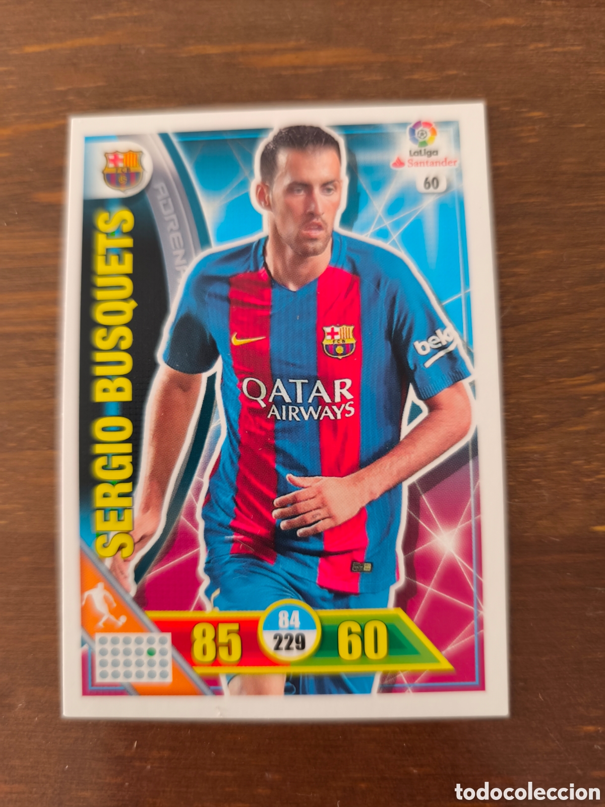 Cromos de f&uacute;tbol: Sergio Busquets adrenalyn 16/17