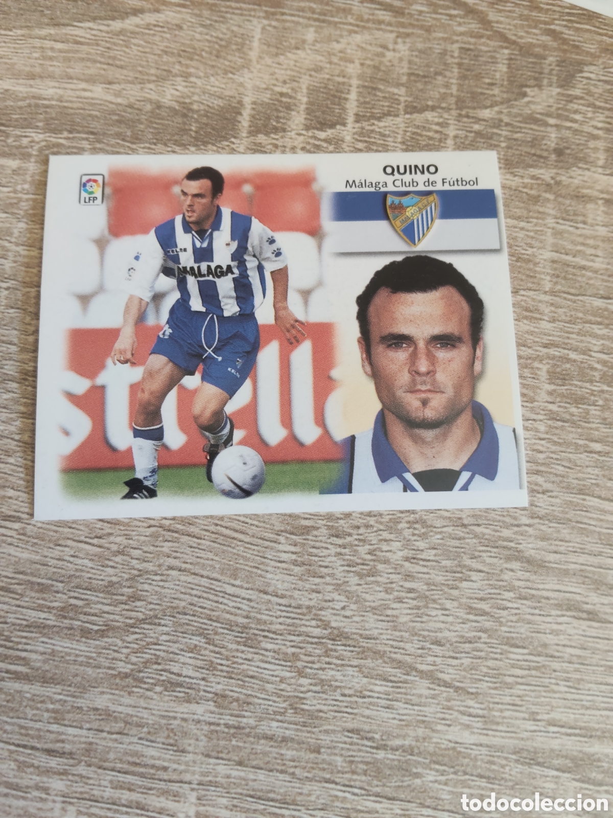 Cromos de f&uacute;tbol: Quino baja M&aacute;laga liga 1999 2000 99 00 ediciones este nuevo
