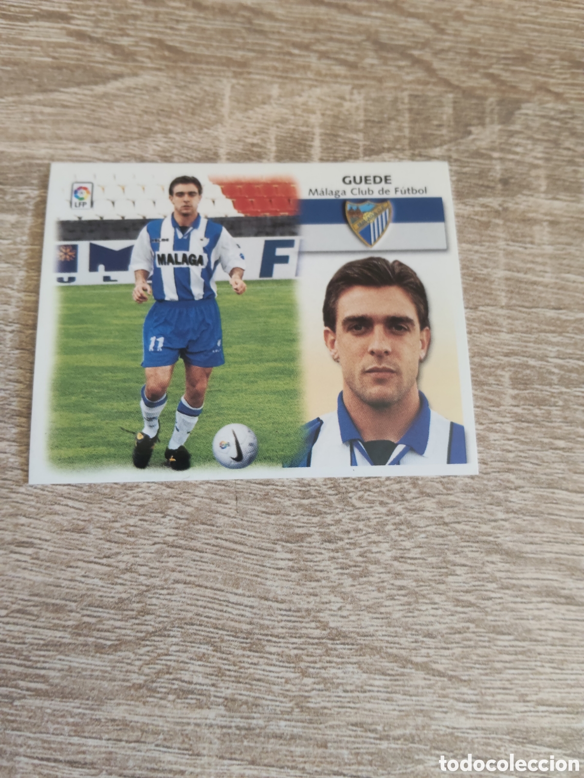 Cromos de f&uacute;tbol: Guede baja M&aacute;laga liga 1999 2000 99 00 ediciones este nuevo