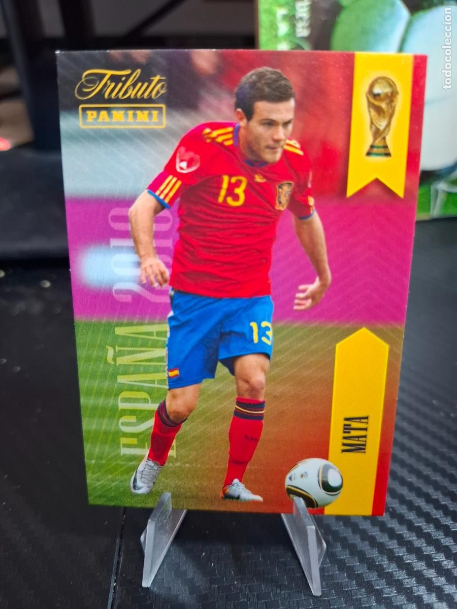 Cromos de f&uacute;tbol: 13 MATA - TRIBUTO SELECCION ESPA&Ntilde;OLA 2010 2026 PANINI MUNDIAL WORLD CUP ESPA&Ntilde;A