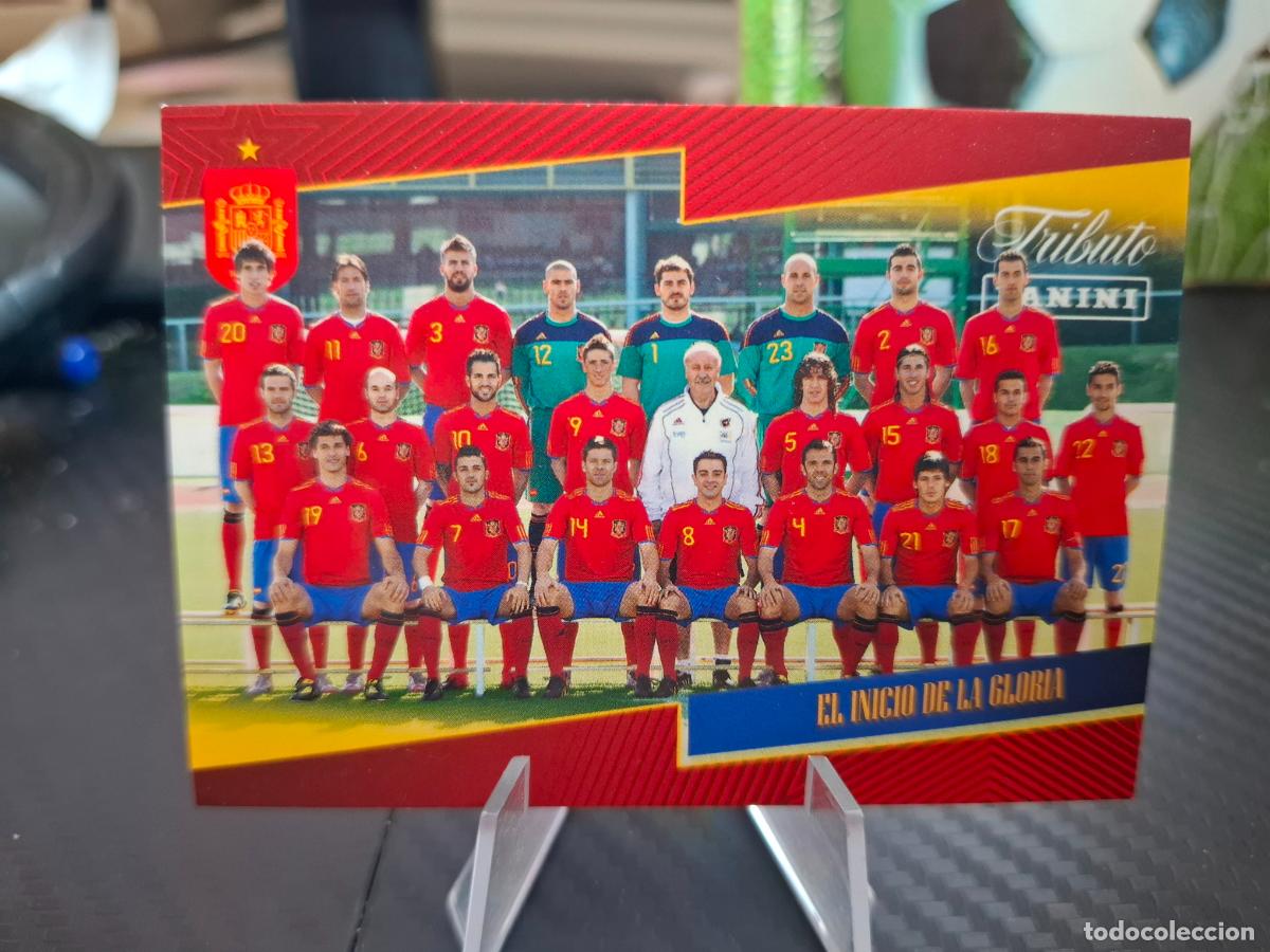 Cromos de f&uacute;tbol: 32 EL INICIO DE LA GLORIA - TRIBUTO SELECCION ESPA&Ntilde;OLA 2010 2026 PANINI MUNDIAL WORLD CUP ESPA&Ntilde;A