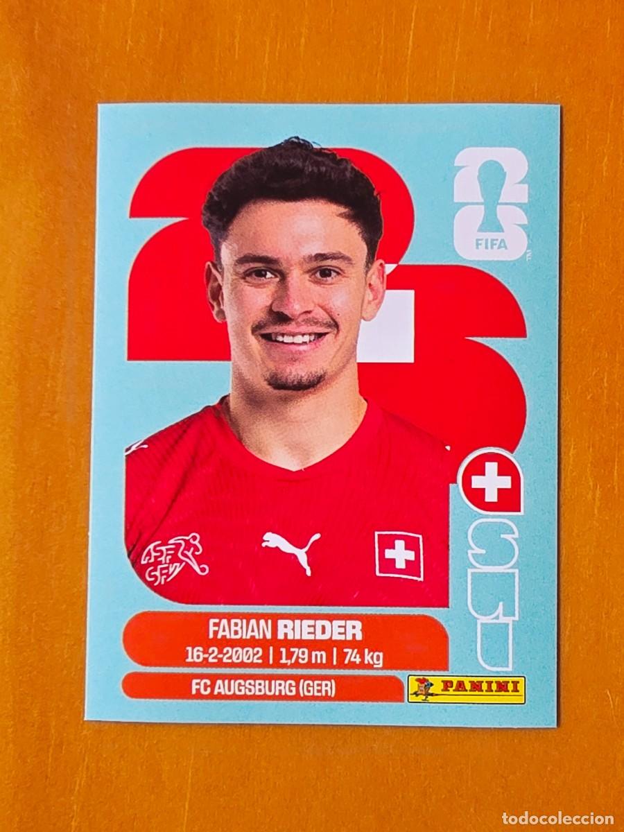 Cromos de f&uacute;tbol: SUI 12 Fabian Rieder, Suiza, Panini FIFA World Cup Mundial 2026 Sticker