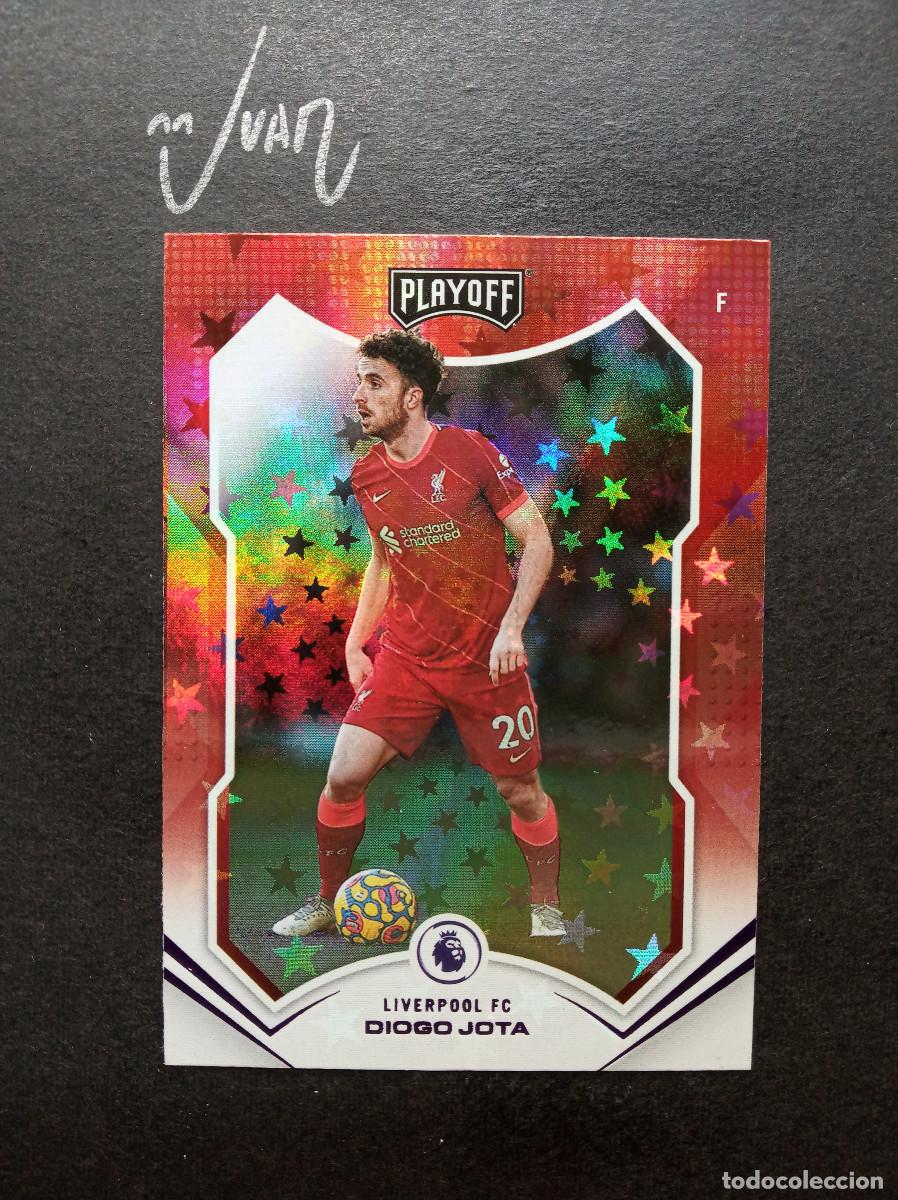 Cromos de Futebol: 69 PURPLE ASTRO DIOGO JOTA LIVERPOOL PORTUGAL ⚽ PANINI &reg; CHRONICLES PLAYOFF PREMIER 2021 2022 21 22