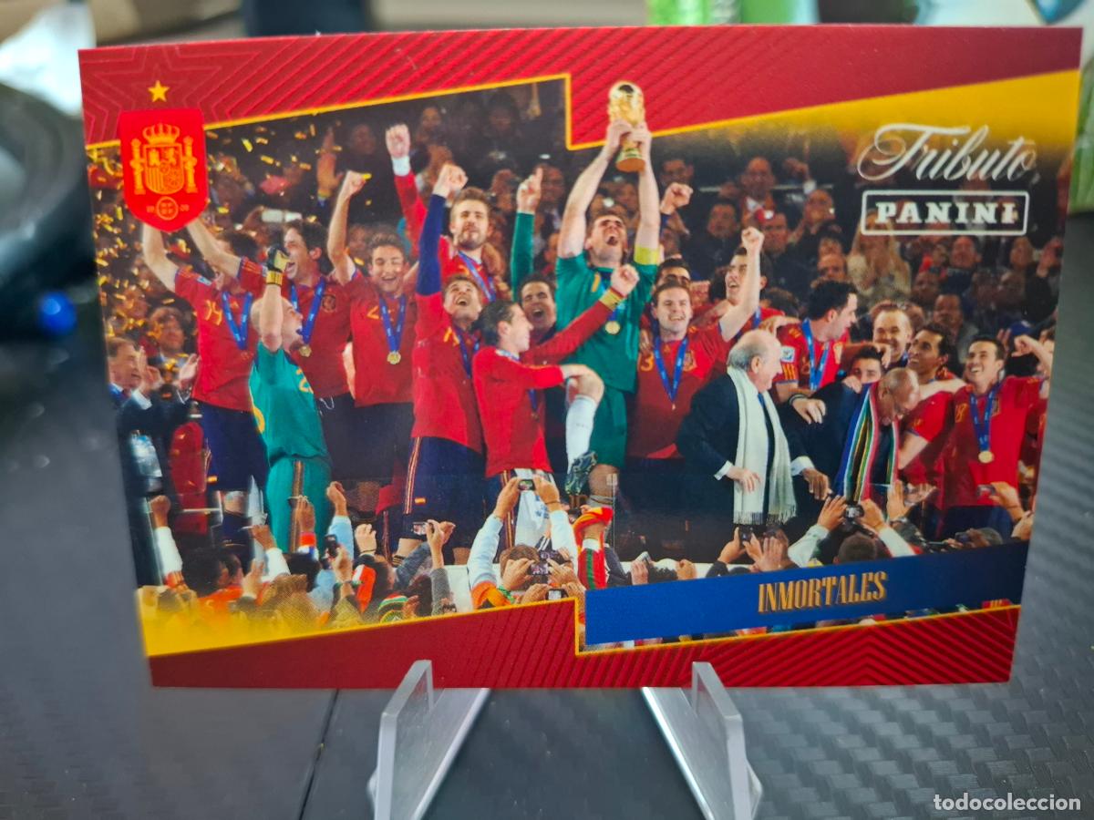 Cromos de f&uacute;tbol: 34 INMORTALES - TRIBUTO SELECCION ESPA&Ntilde;OLA 2010 2026 PANINI MUNDIAL WORLD CUP ESPA&Ntilde;A