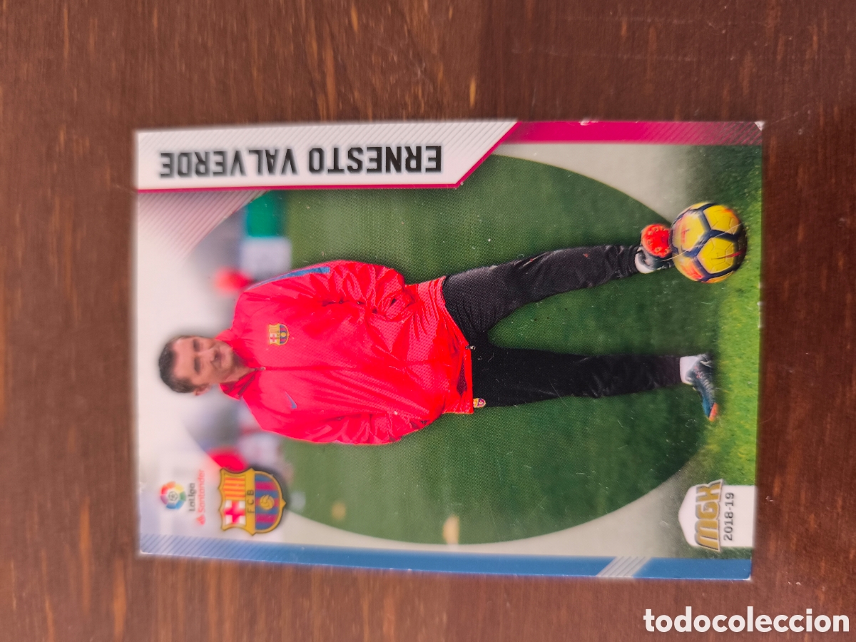 Cromos de f&uacute;tbol: Ernesto Valverde MGK 18/19
