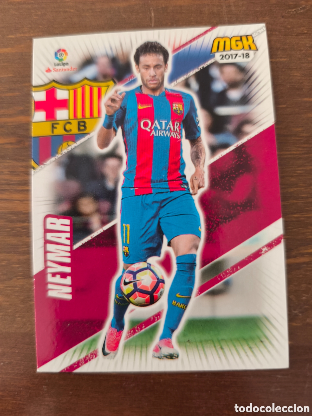 Cromos de f&uacute;tbol: Neymar #98 MGK 17/18