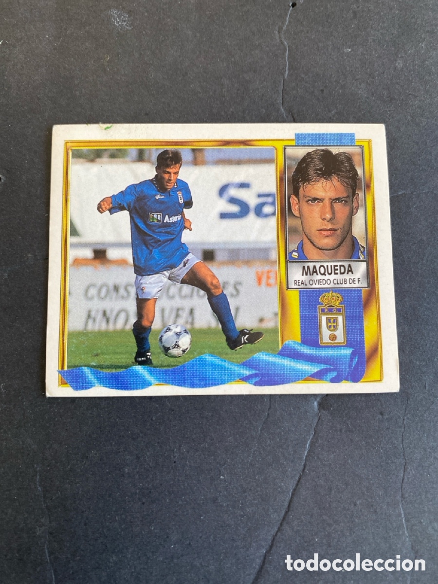 Cromos de f&uacute;tbol: Cromo liga 95/96 Real Oviedo nunca pegado