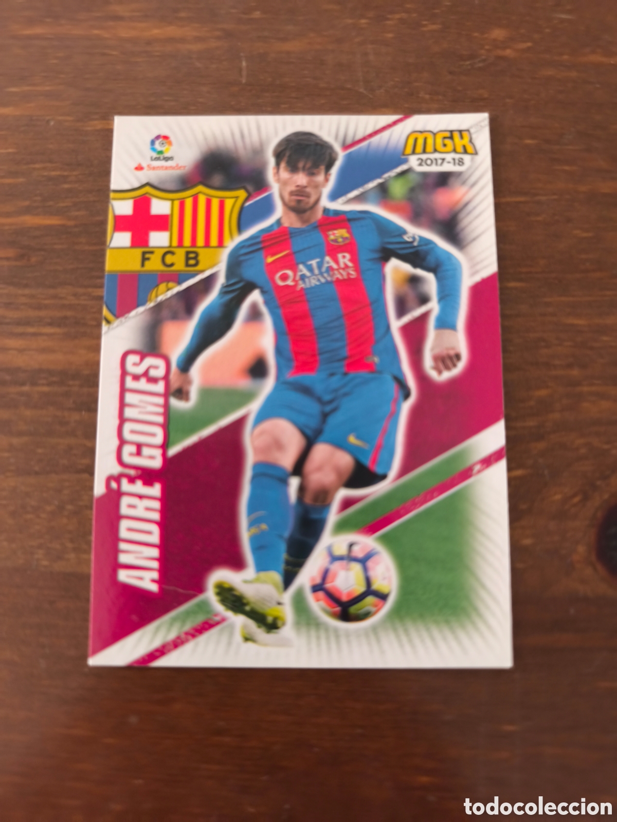Cromos de f&uacute;tbol: Andr&eacute;s G&oacute;mes MGK 17/18