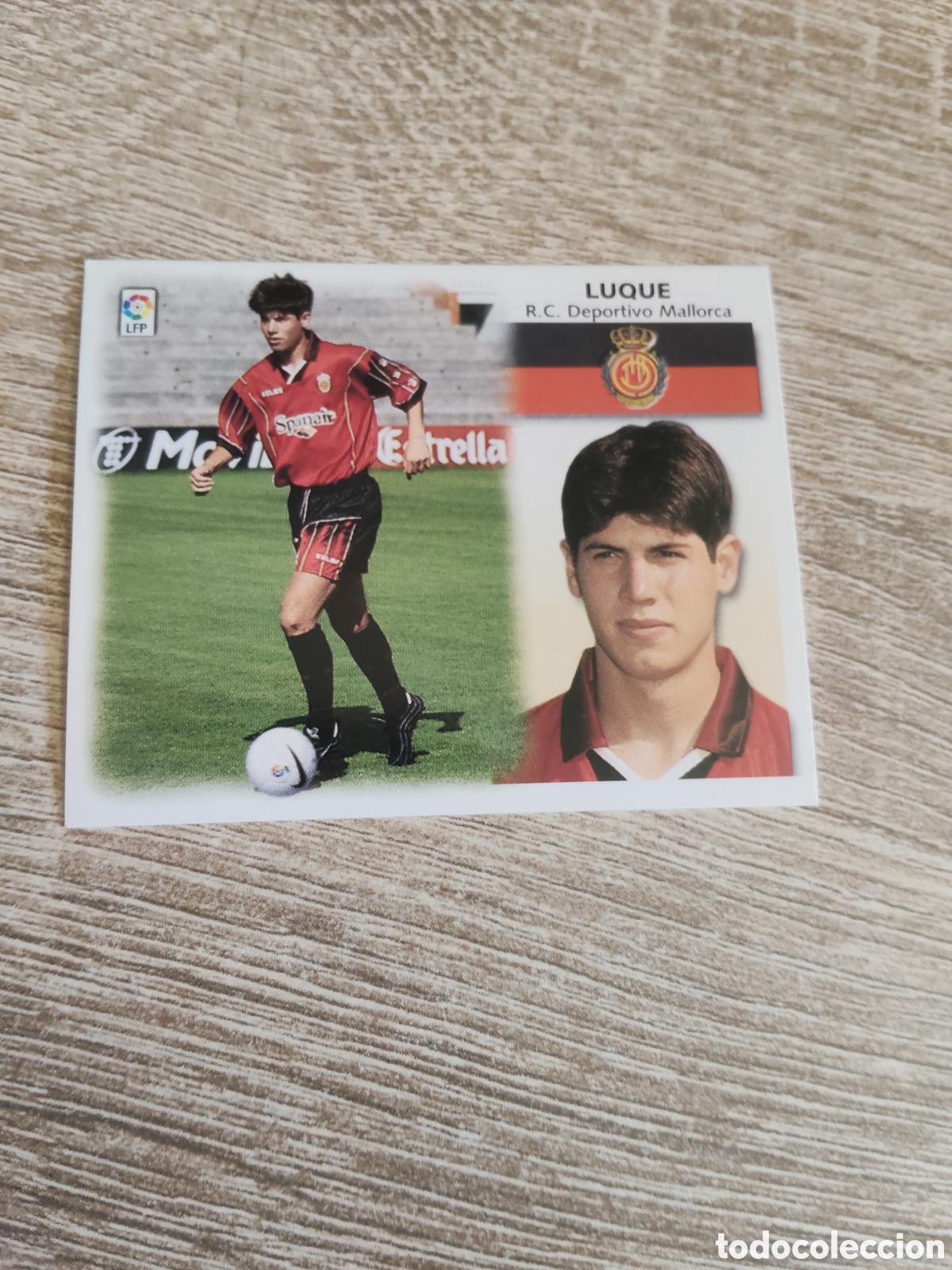 Cromos de f&uacute;tbol: Luque baja Mallorca liga 1999 2000 99 00 ediciones este nuevo