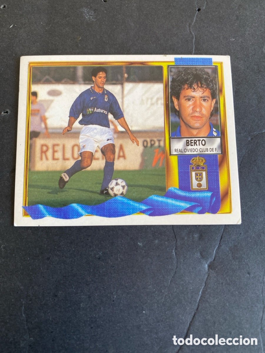 Cromos de f&uacute;tbol: Cromo liga 95/96 Real Oviedo nunca pegado